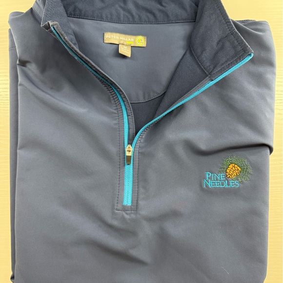 Peter Millar windbreaker 4 quarter zip size medium in mens